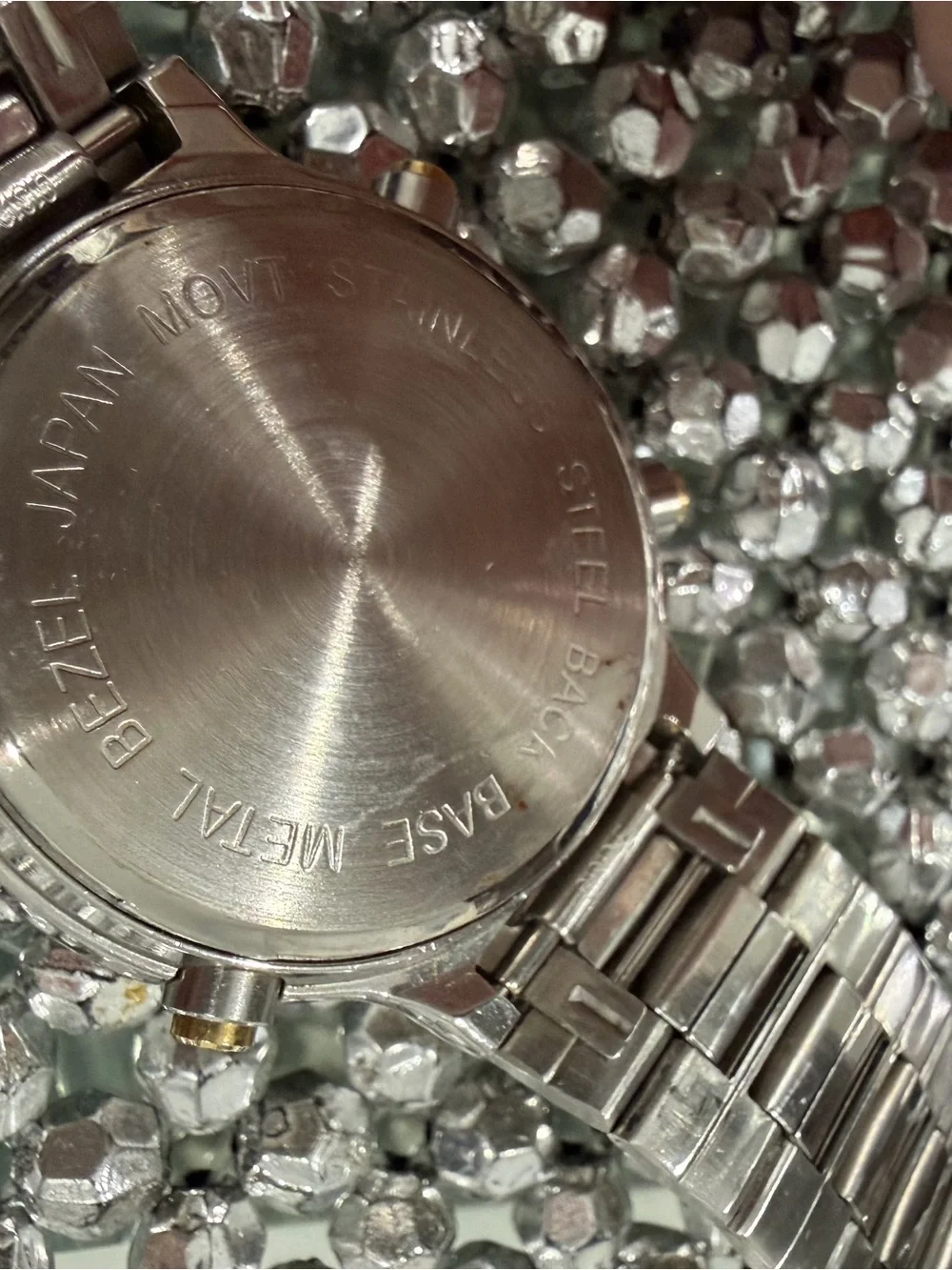 Seiko Two-Tone Gold and Silver Chronograph Quartz Watch